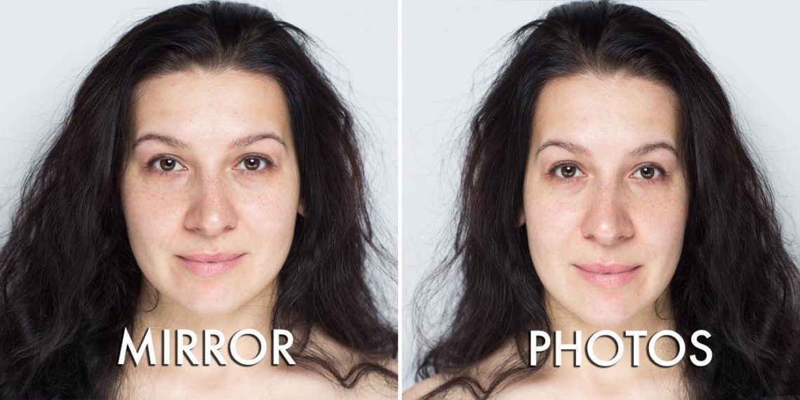 Why do mirrored pictures look better?