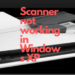 Why is Epson scanner not working?