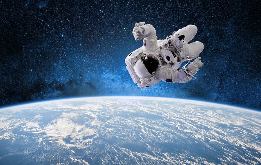 Why is there no color in space?