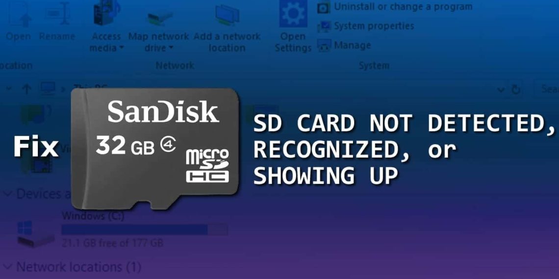 Why memory card is not detected in my phone?